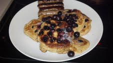 Saturday Morning Blueberry Pancakes
