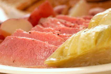 Traditional Corned Beef & Cabbage Dinner