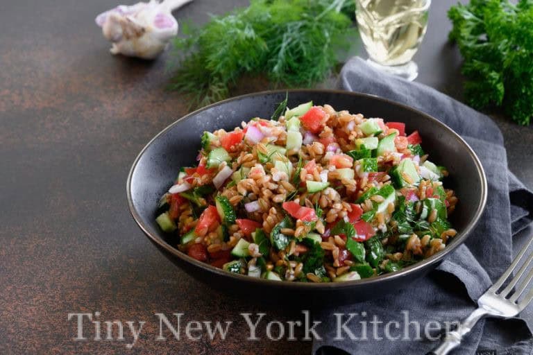 Farro Salad Tiny New York Kitchen