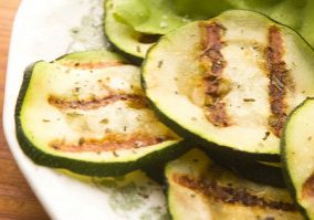 Grilled Zucchini With Rosemary & Feta