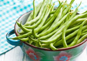 Roasted Green Beans With Dill Vinaigrette
