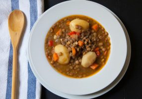 Spicy Lentil & Potato Stew