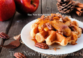 Waffles With Maple & Apples
