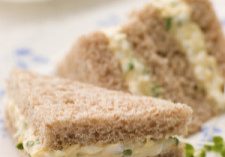 Watercress & Egg Salad Tea Sandwiches
